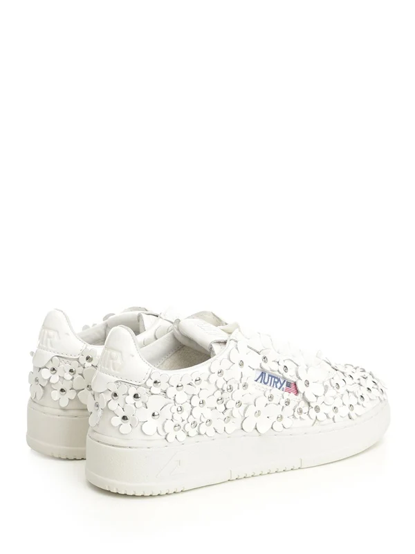 Autry White Low Top Sneakers - Image 3