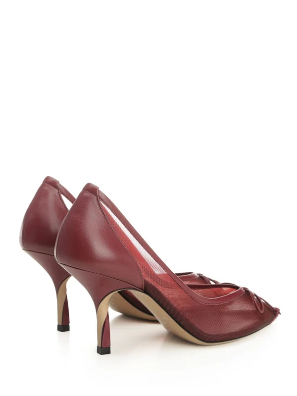 Jacquemus Burgundy Pumps Heels - Image 3