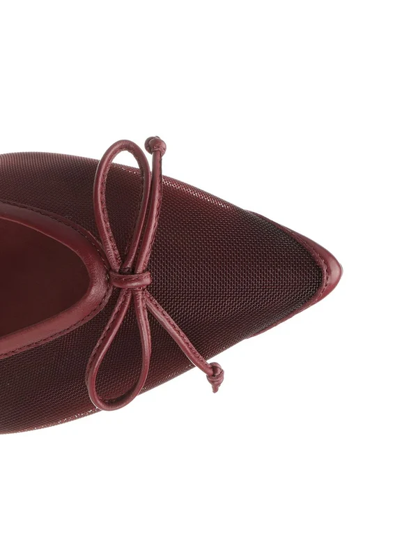 Jacquemus Burgundy Pumps Heels - Image 4