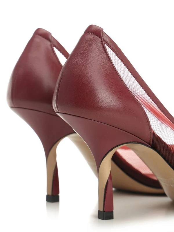 Jacquemus Burgundy Pumps Heels - Image 7