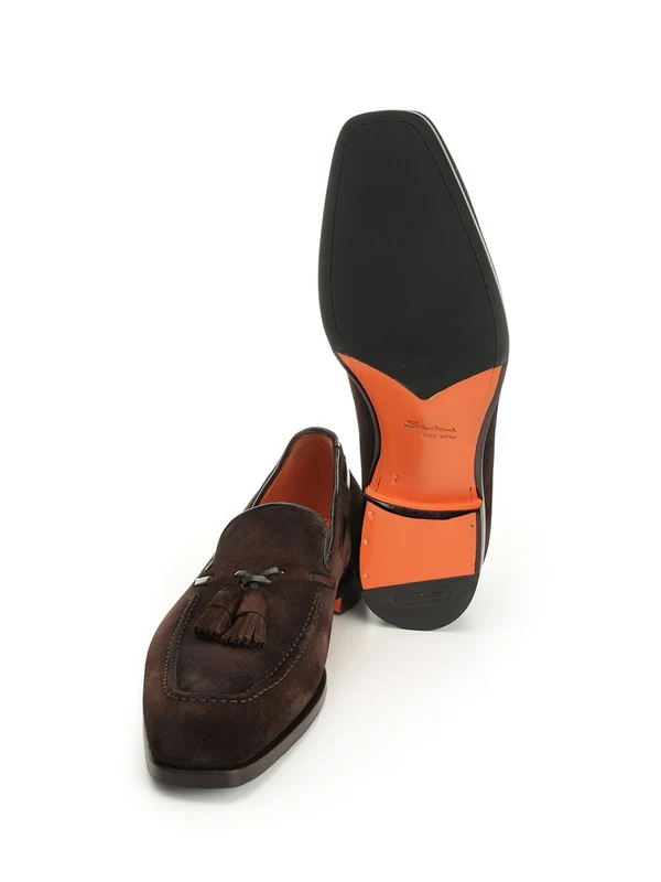 Santoni Brown Loafers - Image 5
