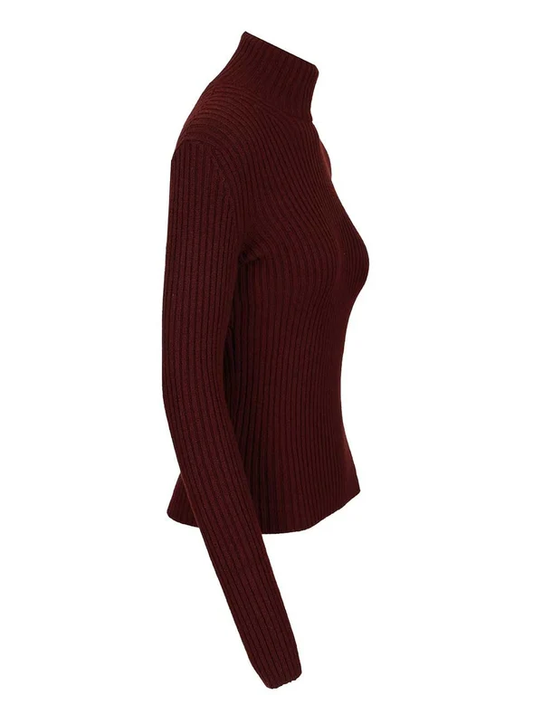 Max Mara Burgundy Knitted - Image 3