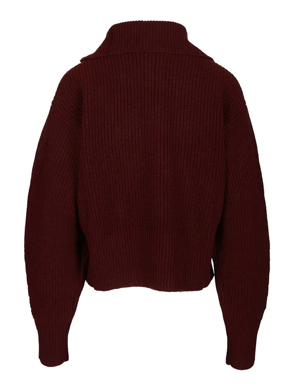 Max Mara Burgundy Knitted - Image 2