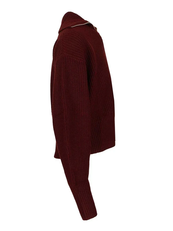 Max Mara Burgundy Knitted - Image 3