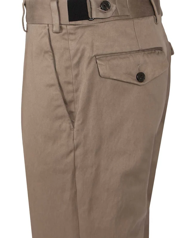 Dries Van Noten Beige Grey Trousers - Image 4
