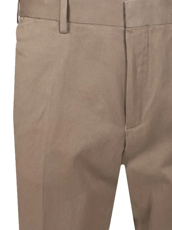 Dries Van Noten Beige Grey Trousers - Image 5