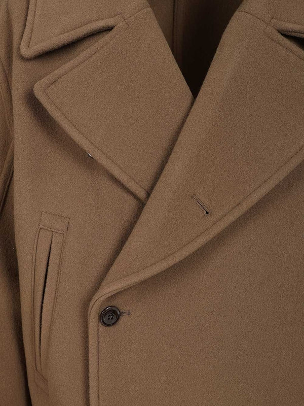 Boxy Brown Peacoat - Image 5