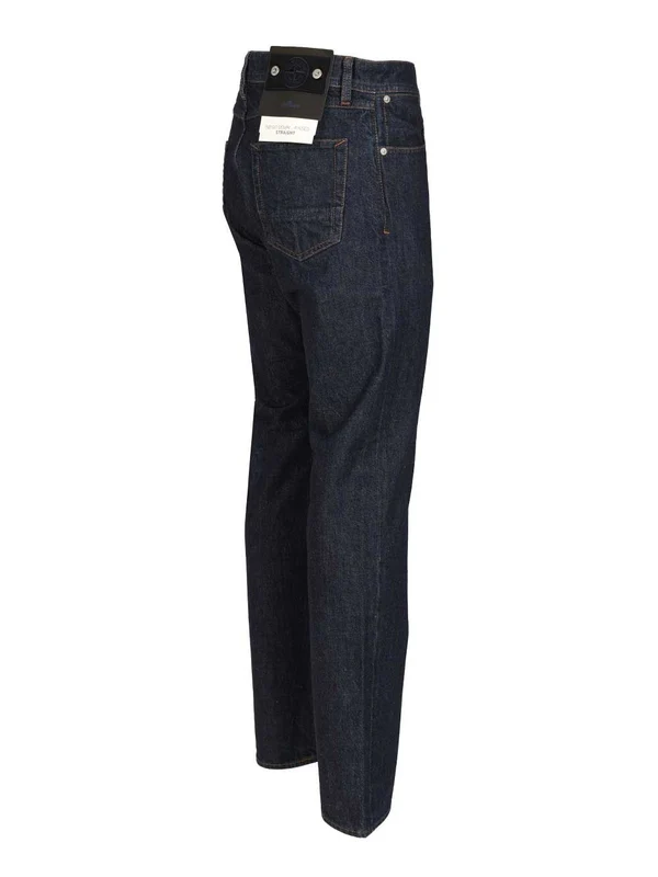 Stone Island Blue Denim Pants - Image 3