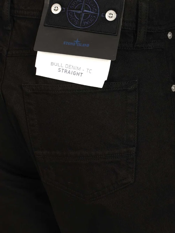 Stone Island Black Denim Pants - Image 4