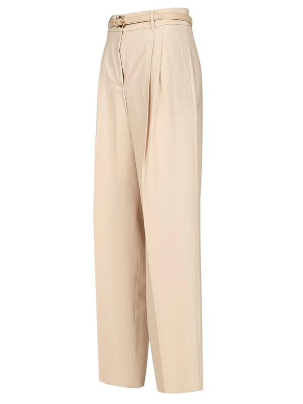 Max Mara Studio White Trousers - Image 3