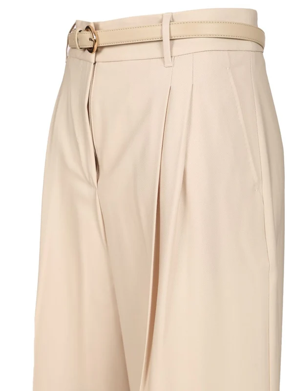 Max Mara Studio White Trousers - Image 4