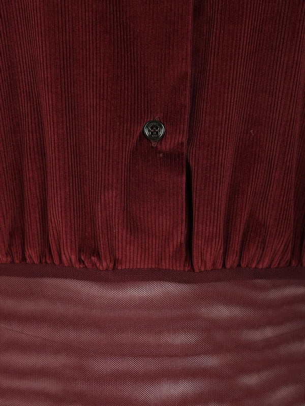 Max Mara Burgundy Body Suits - Image 4