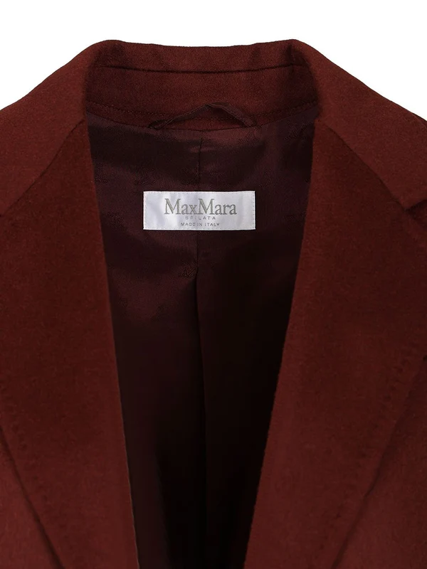 Max Mara Burgundy Tailored Jackets - Image 4