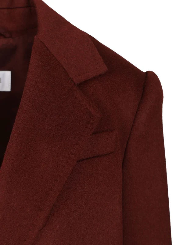 Max Mara Burgundy Tailored Jackets - Image 5