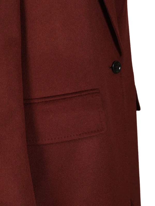 Max Mara Burgundy Tailored Jackets - Image 6