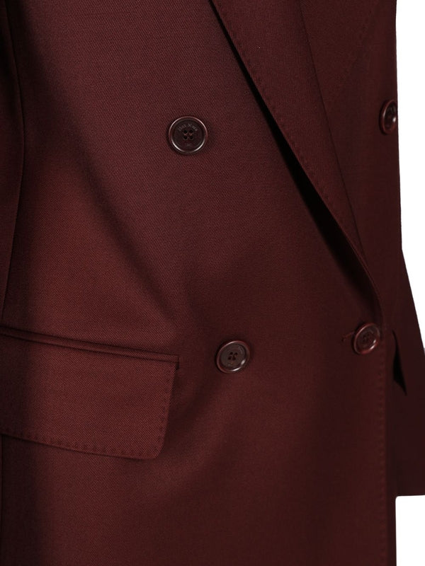 Max Mara Burgundy Tailored Jackets - Image 6