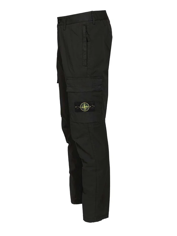 Stone Island Black Casual Pants - Image 3