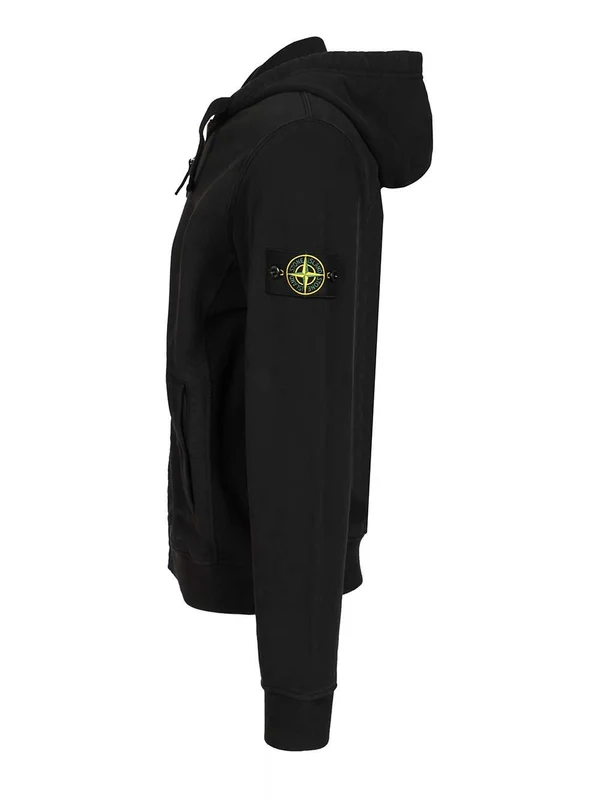 Stone Island Black Hoodies - Image 3