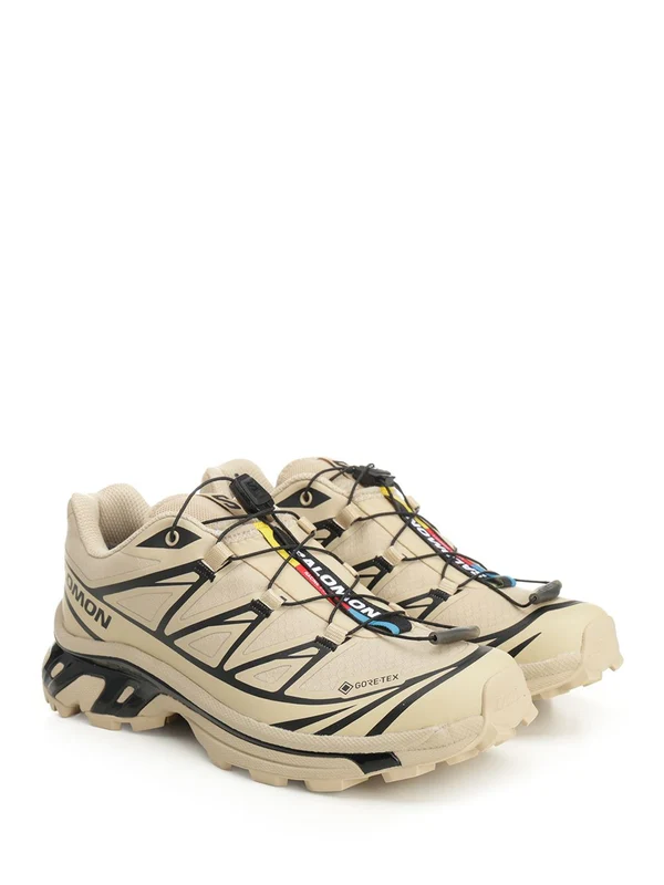 Salomon Beige Low Top Sneakers - Image 2