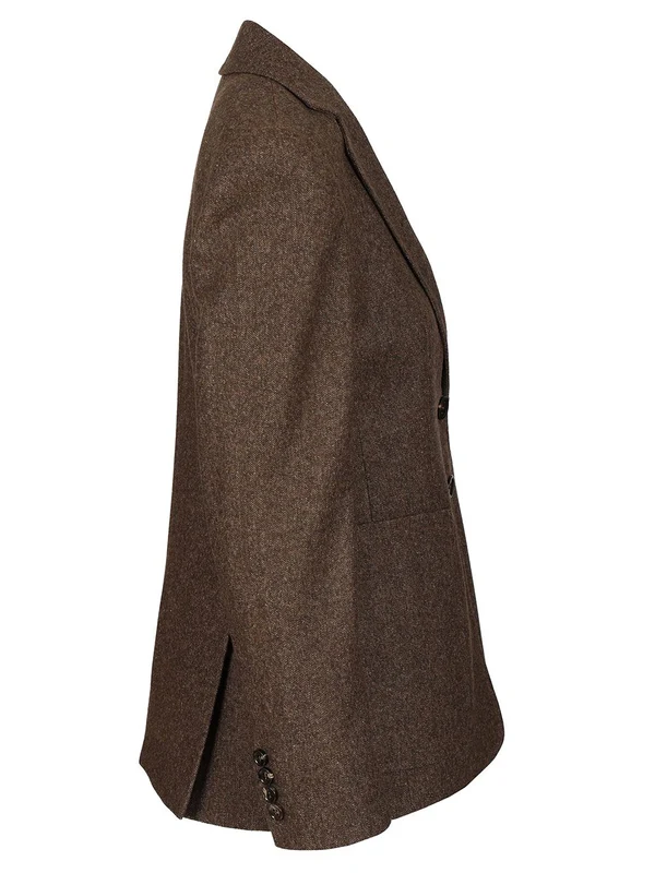 Max Mara Brown Tailored Jackets - Image 3