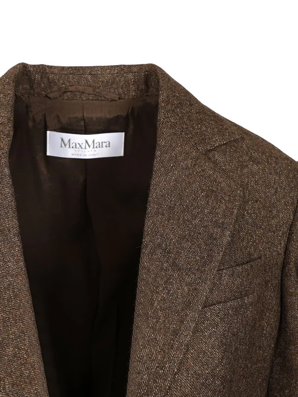 Max Mara Brown Tailored Jackets - Image 4