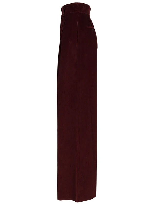 Max Mara Burgundy Trousers - Image 3