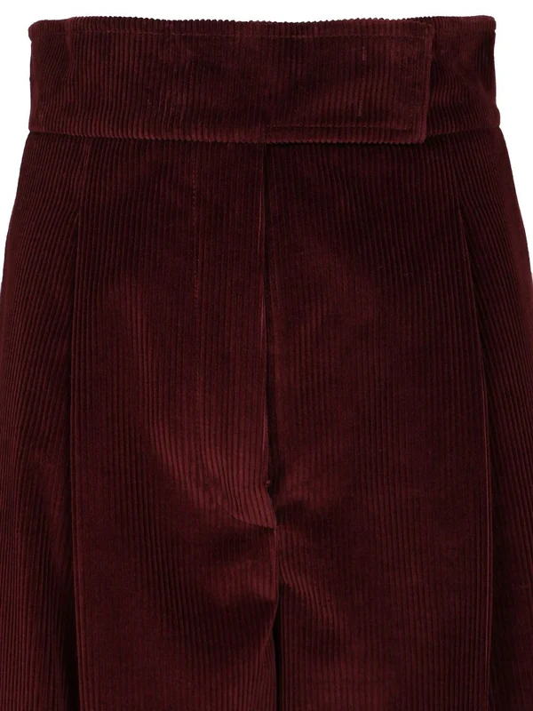 Max Mara Burgundy Trousers - Image 4