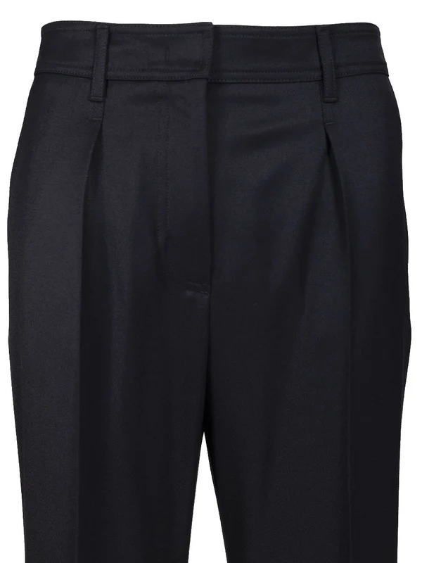 Max Mara Blue Tailored Pants - Image 4