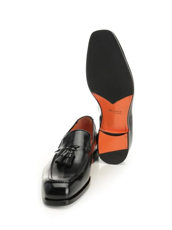 Santoni Black Loafers - Image 5
