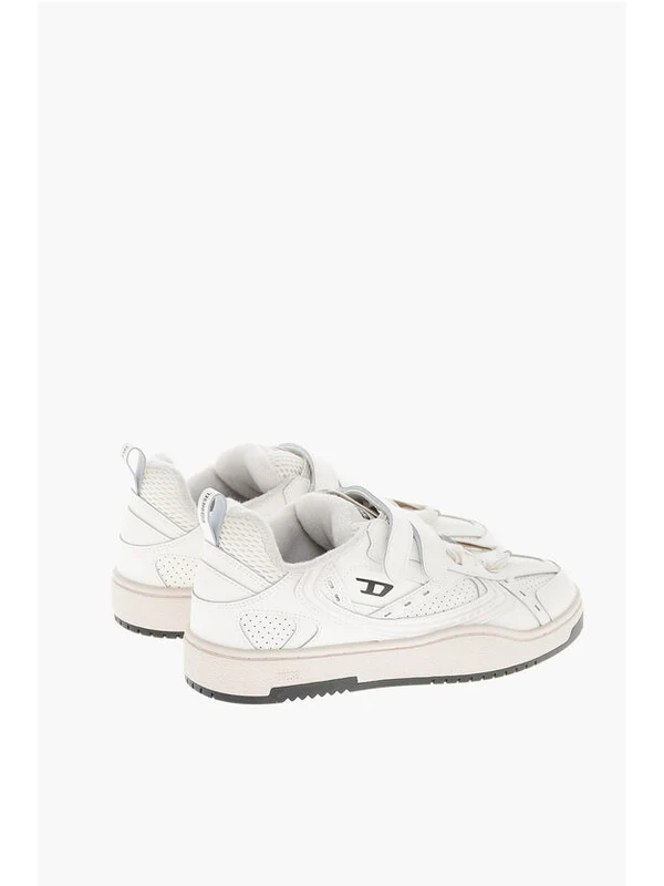 Diesel White Low Top Sneakers - Image 2
