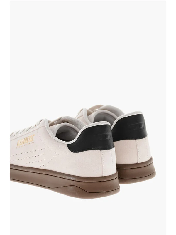 Diesel Beige Low Top Sneakers - Image 2