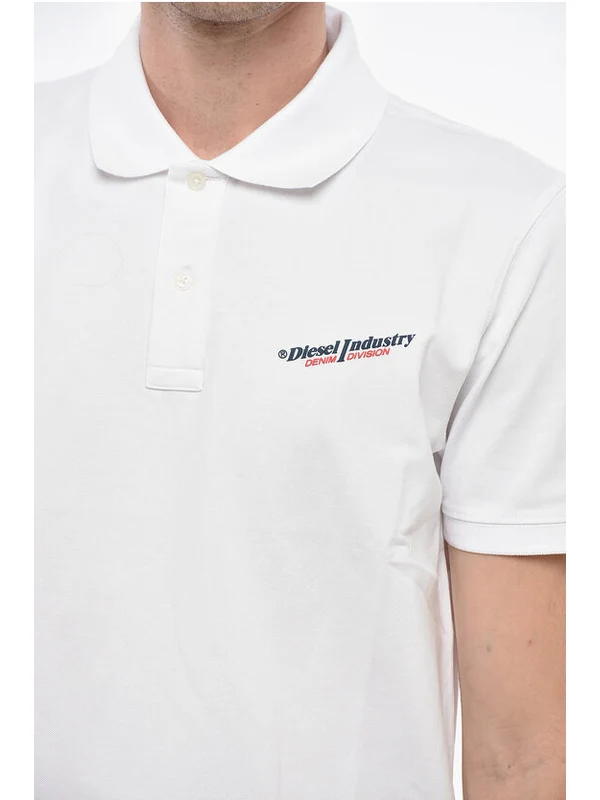 Diesel White Polo Shirts - Image 3