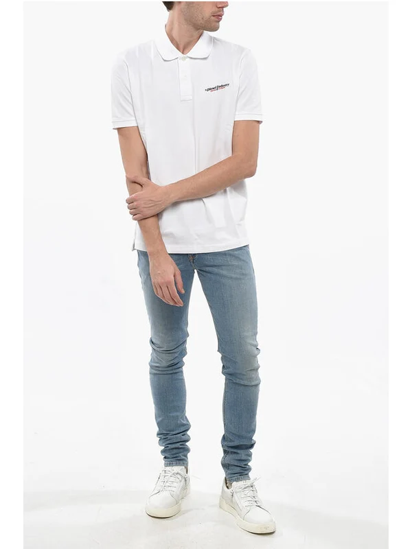 Diesel White Polo Shirts - Image 4