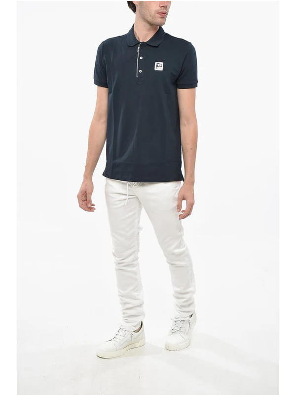Diesel Navy Polo Shirts - Image 4