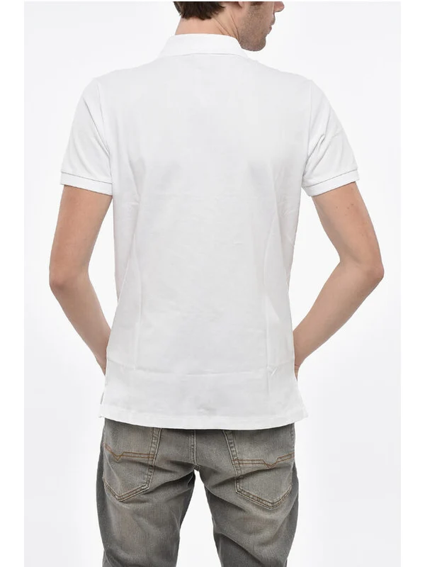 Diesel White Polo Shirts - Image 2