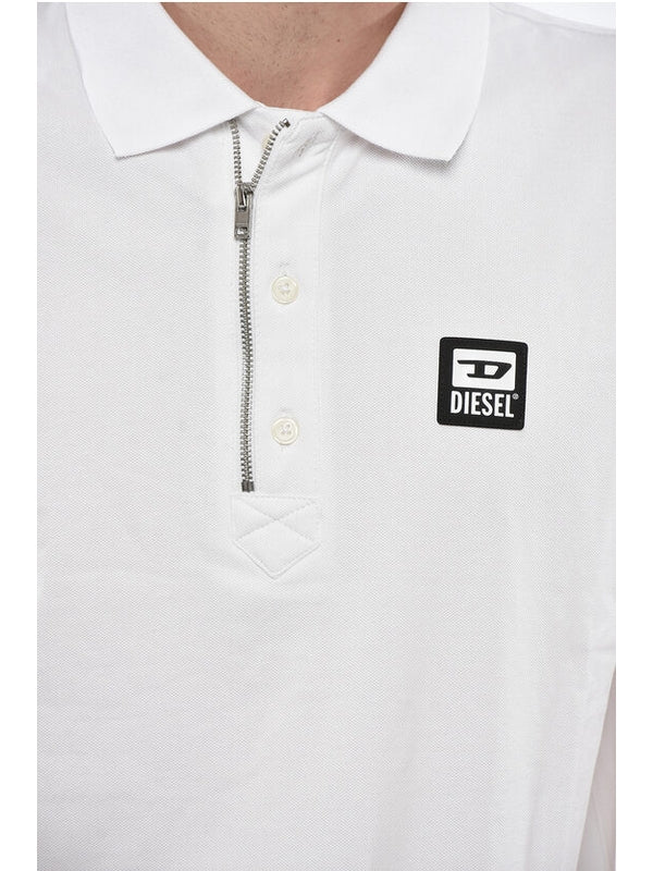 Diesel White Polo Shirts - Image 3