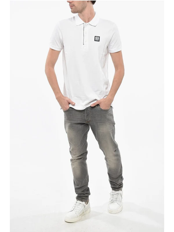Diesel White Polo Shirts - Image 4
