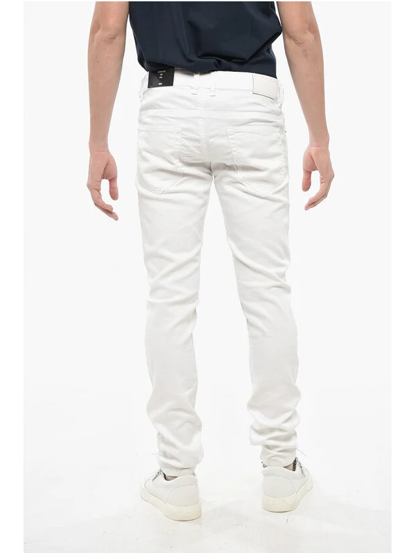 Diesel White Denim Pants - Image 2