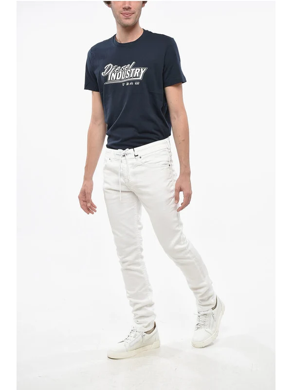 Diesel White Denim Pants - Image 4
