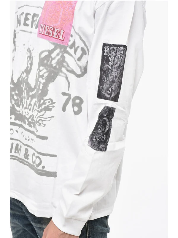 Diesel White Long Sleeve - Image 3