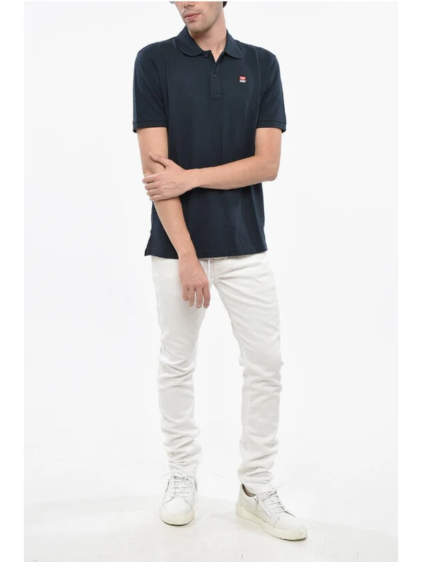 Diesel Navy Polo Shirts - Image 4