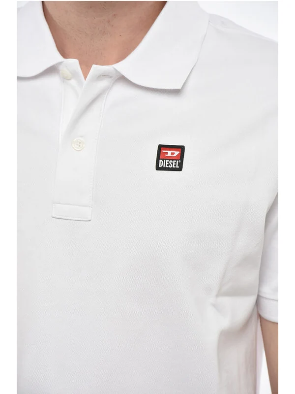 Diesel White Polo Shirts - Image 3