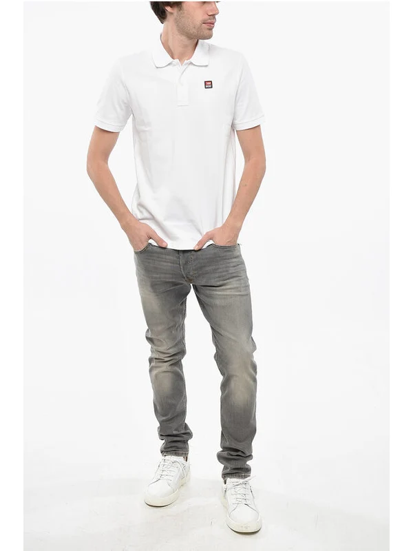 Diesel White Polo Shirts - Image 4