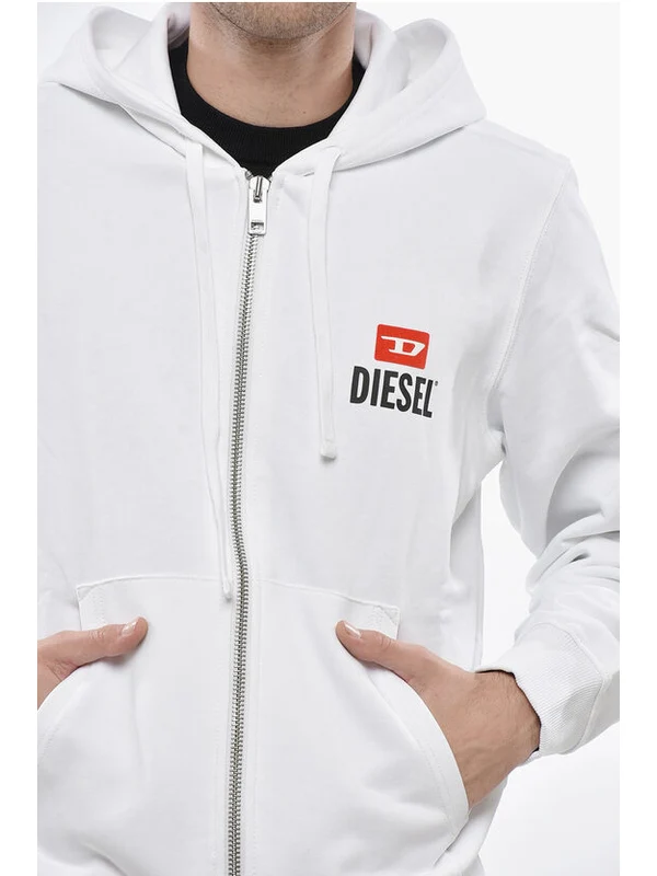 Diesel White Hoodies - Image 3