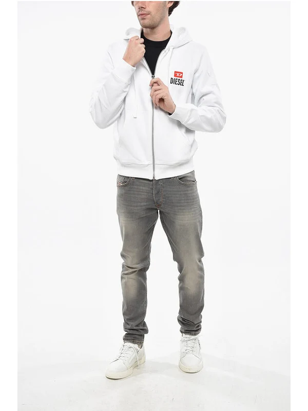 Diesel White Hoodies - Image 4