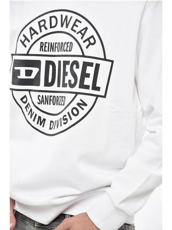 Diesel White Sweatshirts - Image 3