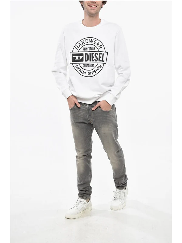 Diesel White Sweatshirts - Image 4