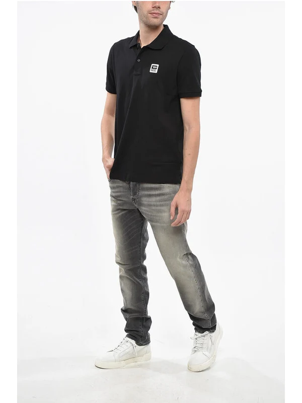 Diesel Black Polo Shirts - Image 4