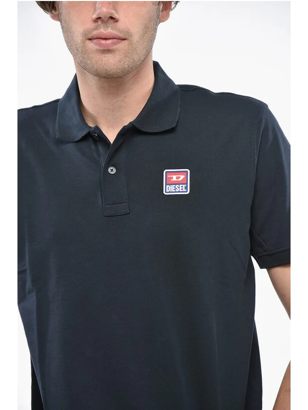Diesel Navy Polo Shirts - Image 3