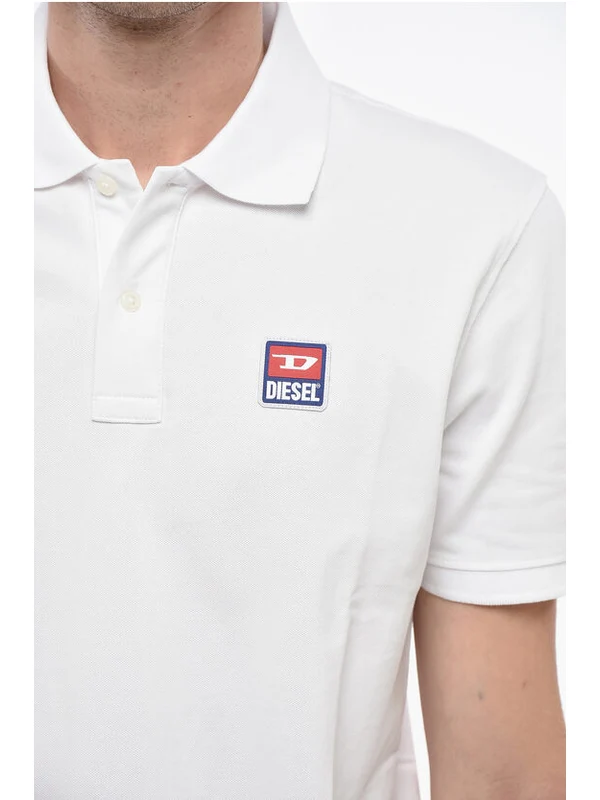 Diesel White Polo Shirts - Image 3
